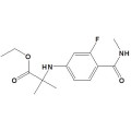 Ester éthylique de N- [3-fluoro-4- [(méthylamino) carbonyl] phényl] -2-méthylalanine N ° CAS 1258638-92-4